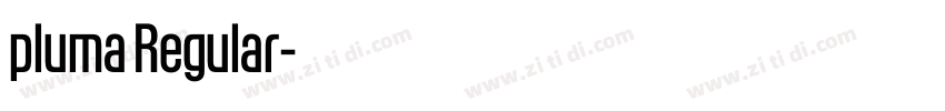 pluma Regular字体转换 pluma Regular字体转换